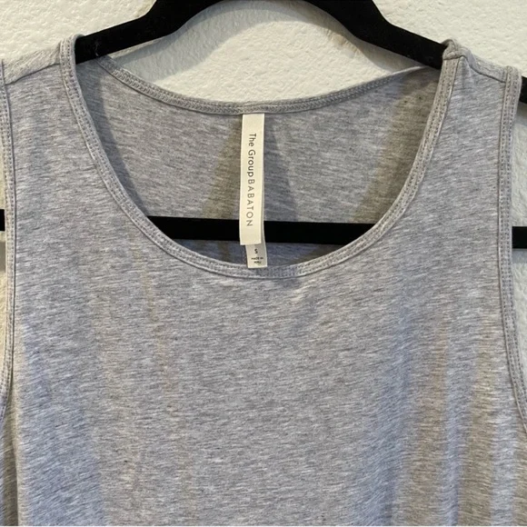 Aritzia The Group Babaton Evelina Maxi Dress Light Heather Gray Size Small - Picture 3 of 6